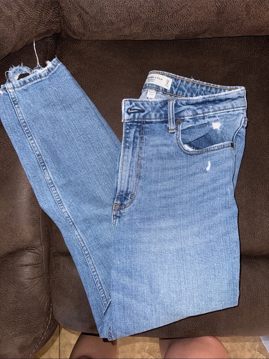 Abercrombie & Fitch Denim - Abercrombie & fitch Light Wash High-Rise Straight Jeans